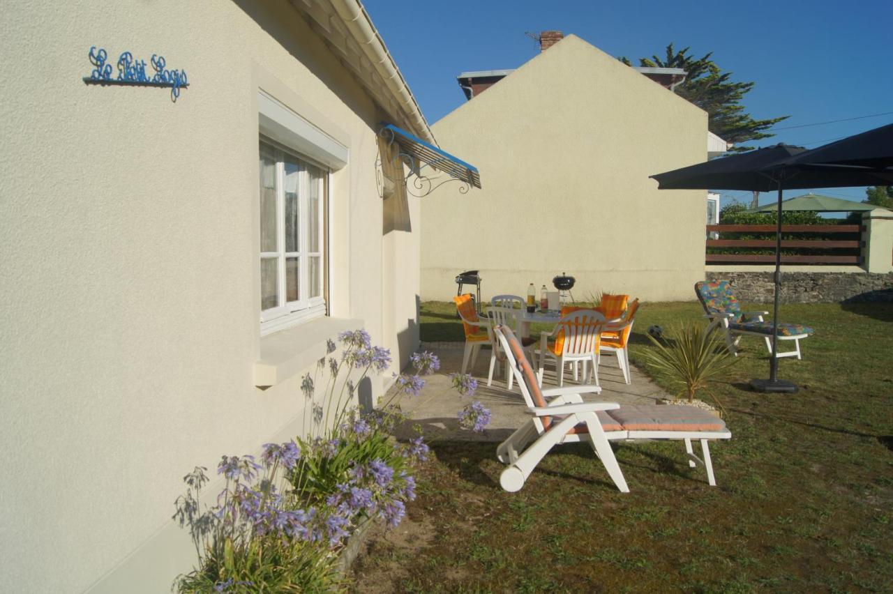 Le Petit Logis De Barneville Plage Wc Exterieur ภายนอก รูปภาพ